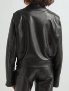VERSACE - Leather Biker Jacket