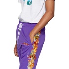 Doublet Purple Chaos Embroidery Track Pants