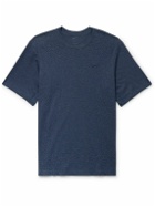 Nike Training - Primary Logo-Embroidered Cotton-Blend Dri-FIT T-Shirt - Blue