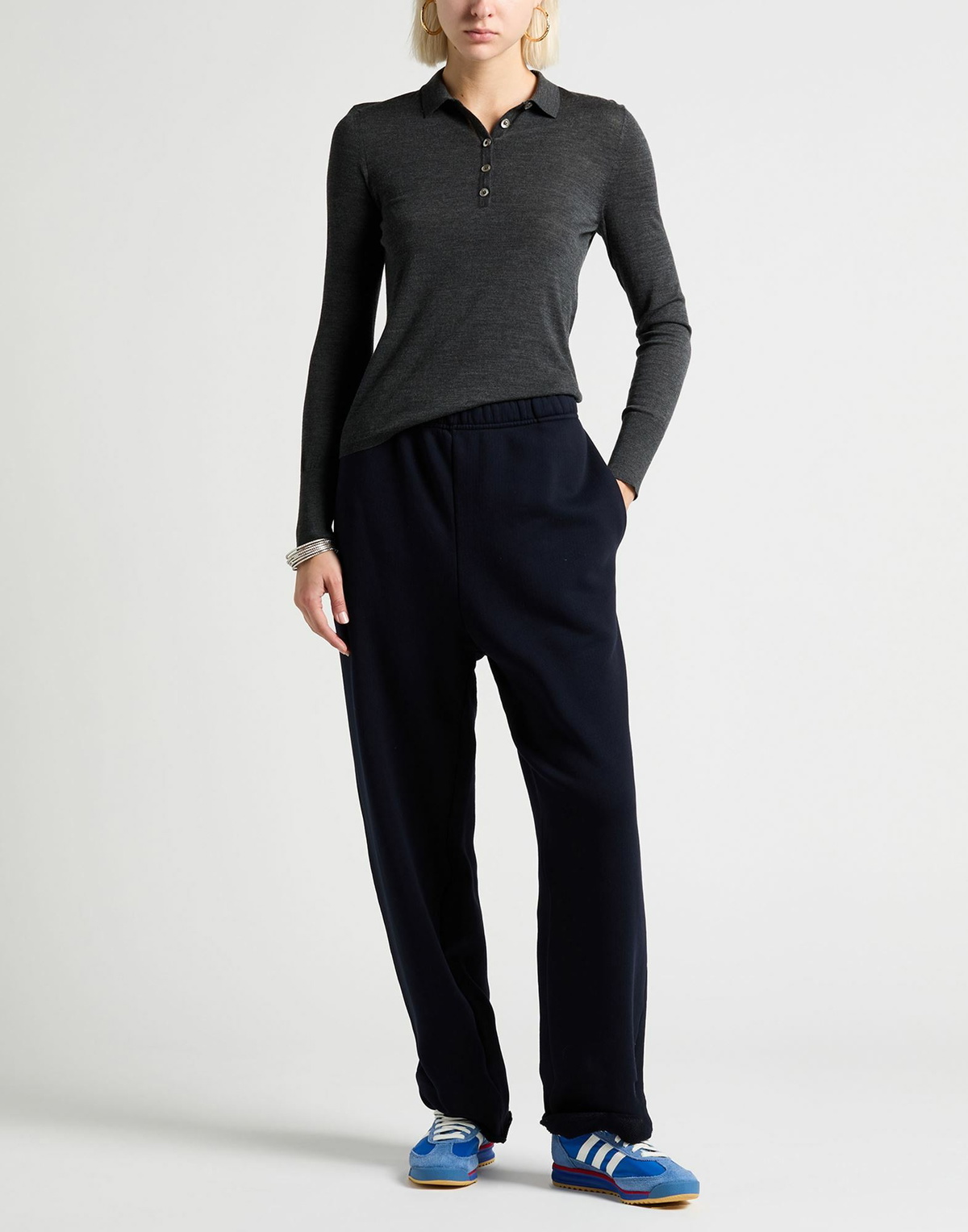 Les Tien Womens Pants Midnight in Blue