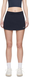 Sporty & Rich Navy Piping Sport Skirt