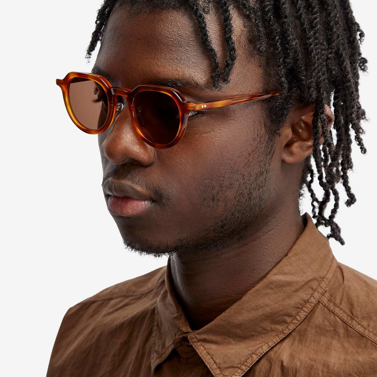 Ace & Tate Men's Chris Sunglasses in Sepia 