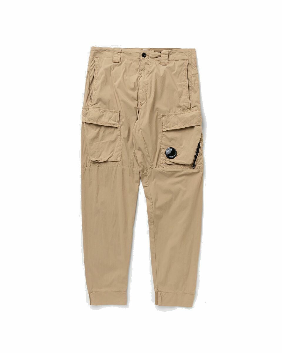 Photo: C.P. Company 50 Fili Stretch Cargo Pants Brown - Mens - Cargo Pants|Casual Pants