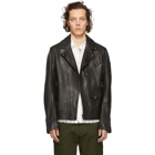Belstaff Black Leather Fenway Jacket