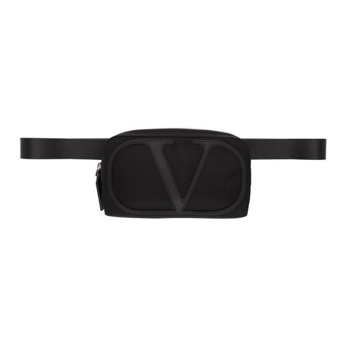 Photo: Valentino Black Valentino Garavani VLogo Pouch