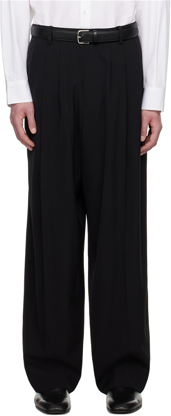 Photo: The Row Black Rufus Trousers
