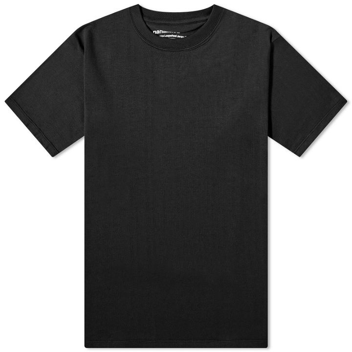 Photo: Nanamica Men's Loopwheel COOLMAX Jersey T-Shirt in Black