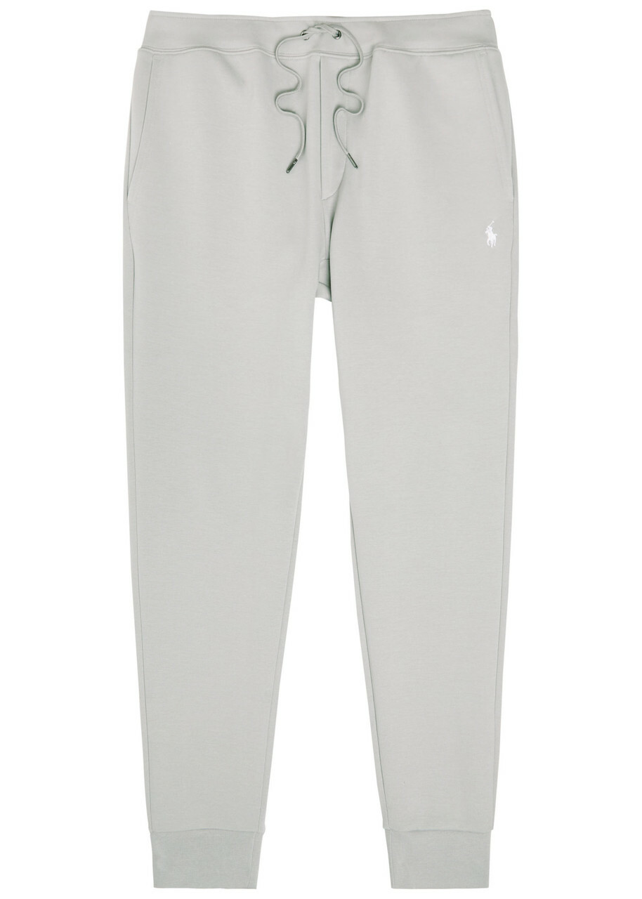 Polo Ralph Lauren Logo-embroidered Cotton-blend Sweatpants Grey