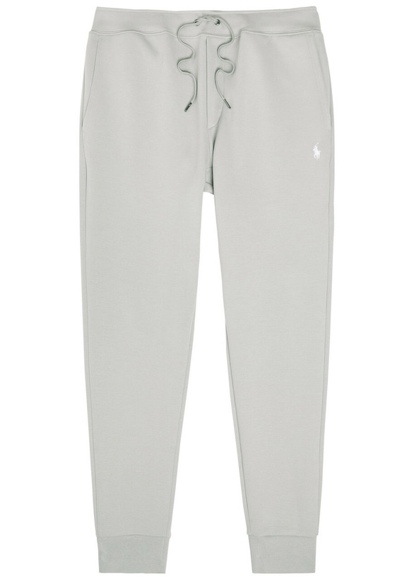 Photo: Polo Ralph Lauren Logo-embroidered Cotton-blend Sweatpants Grey