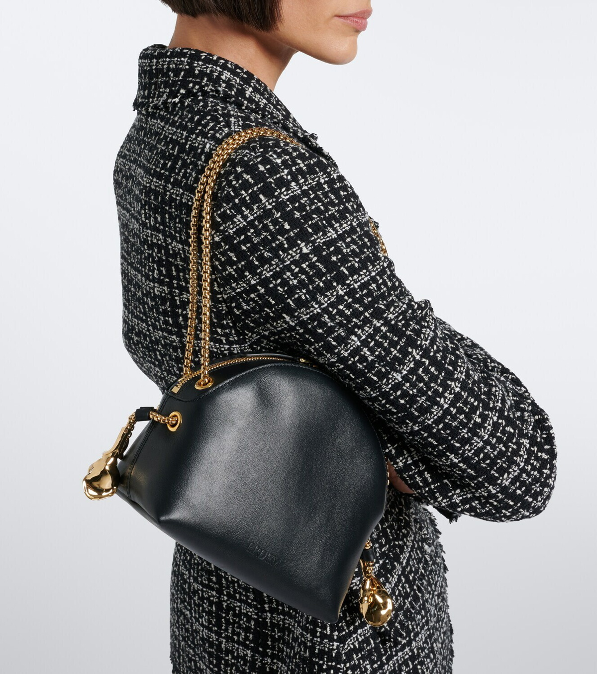 Erdem Flora leather top-handle bag