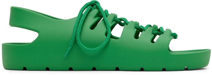 Photo: Bottega Veneta Green Jelly Sandals