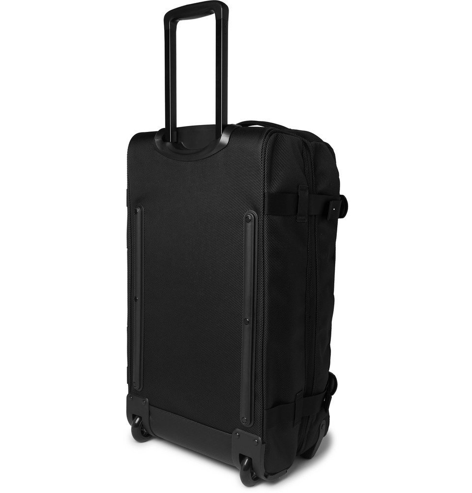 Eastpak Tranverz Medium 51cm LeatherTrimmed Canvas Suitcase Black