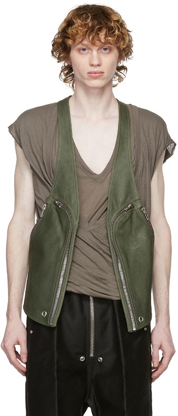 Photo: Rick Owens Green Bauhaus Harness Vest