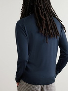 John Smedley - Merino Wool Rollneck Sweater - Blue