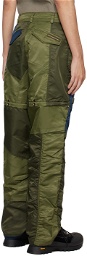 Andersson Bell Khaki & Navy Detachable Cargo Pants