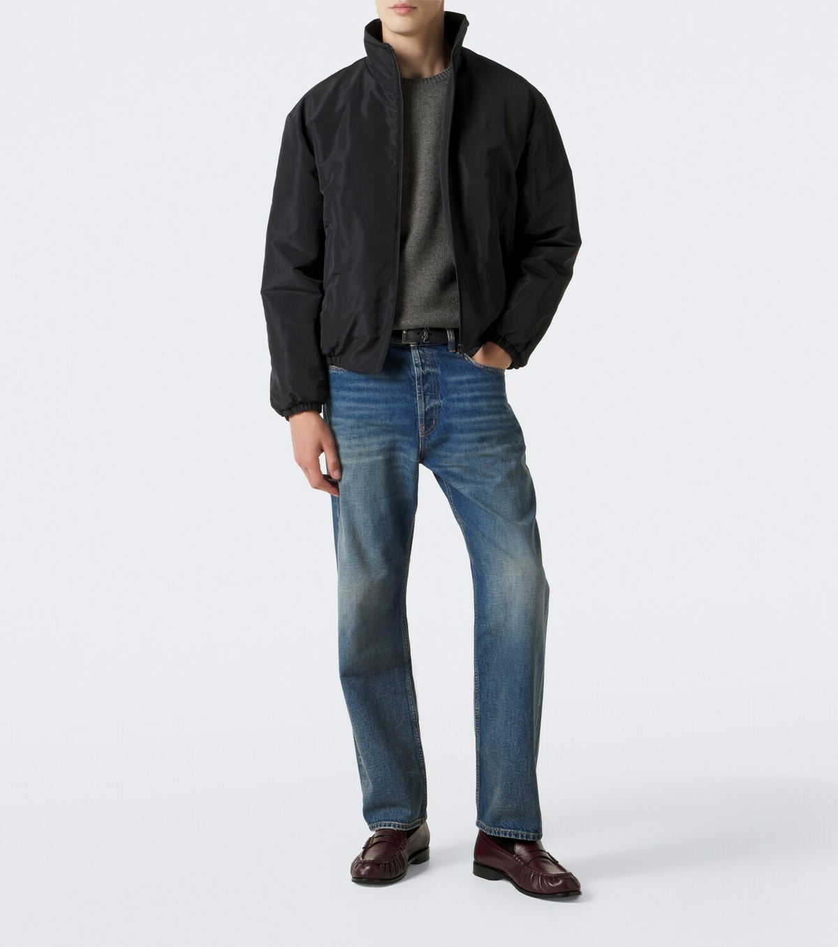 Saint Laurent Faded straight jeans