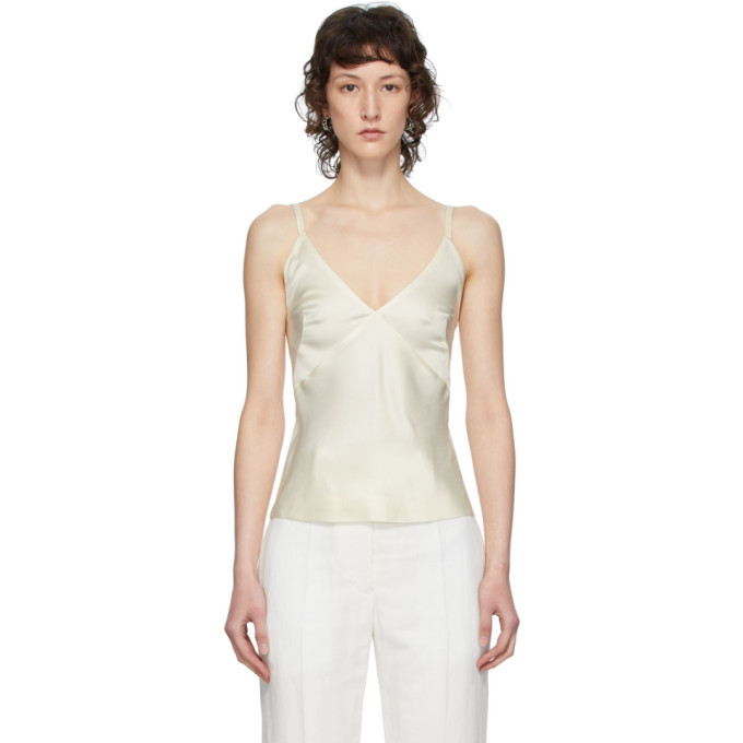 Haider Ackermann Off-White Crepe Camisole