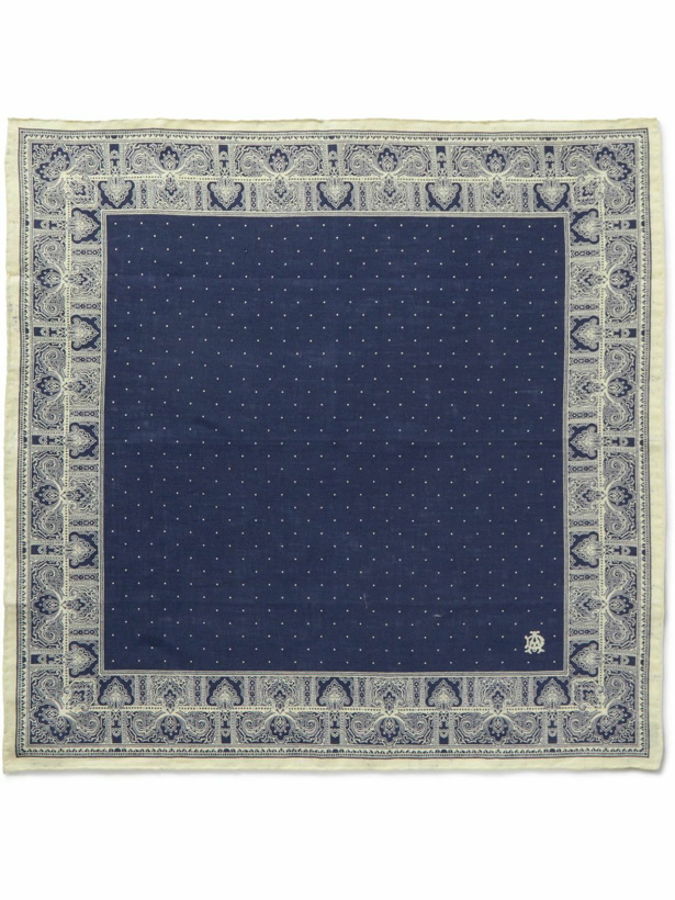 Photo: Dunhill - Printed Linen Scarf