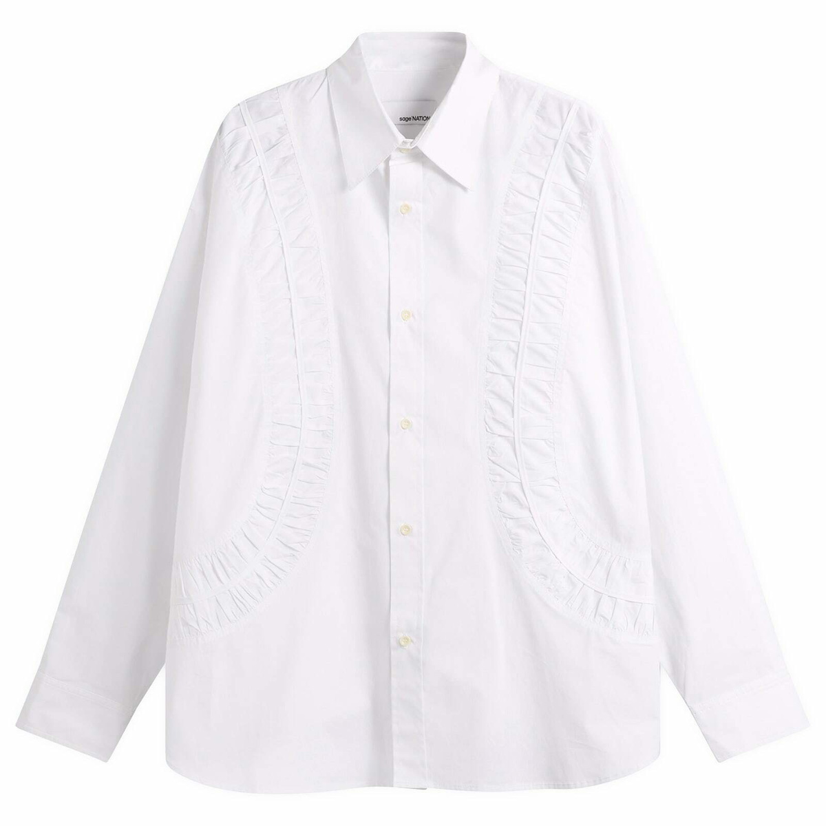 Sage Nation Men's Fossil Shirt in Ivory