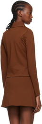 Anne Isabella Brown Viscose Shirt
