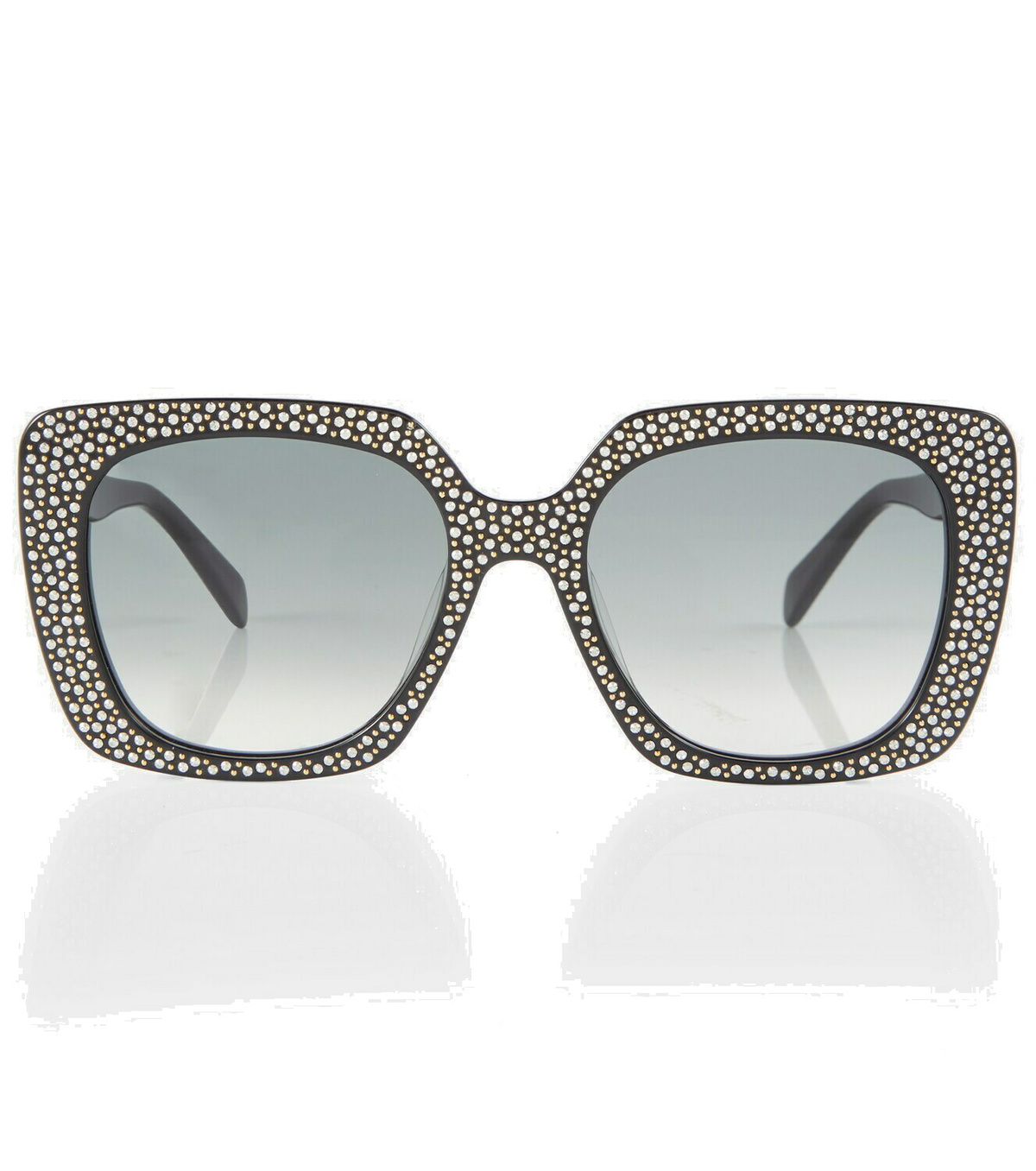 Celine Eyewear Embellished square sunglasses Celine