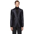 Tiger of Sweden Navy Silk Javio Ns Blazer