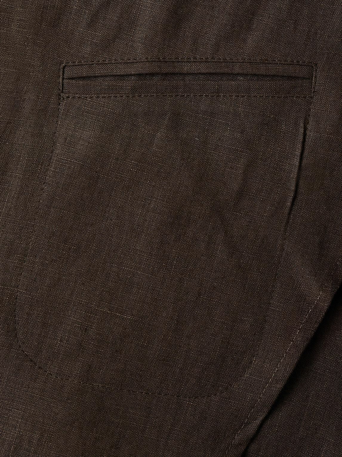 Stòffa - Unstructured Washed-Linen Blazer - Brown