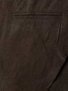 Stòffa - Unstructured Washed-Linen Blazer - Brown