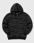 Fucking Awesome Aop Stamp Zipped Hoodie Black Hoodies/Zippers