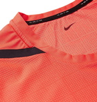 Nike Training - Tech Pack Mesh-Panelled Dri-FIT T-Shirt - Bright orange