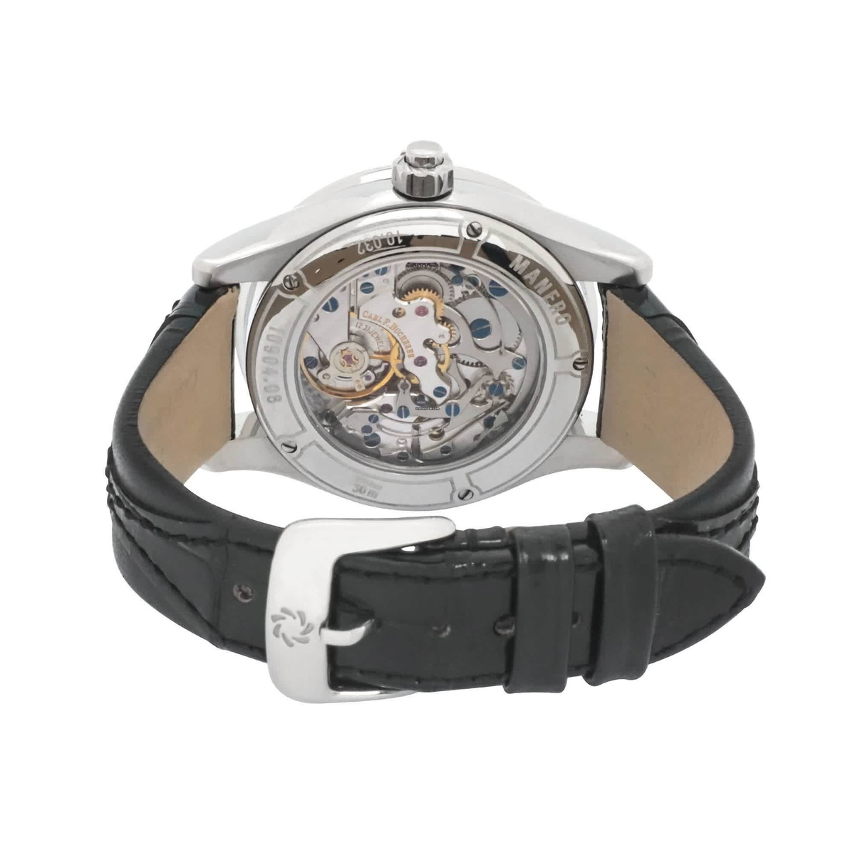 Carl F. Bucherer Manero Chronograph Hand Wind White Dial Unisex Watch 00.10904.08.16.01