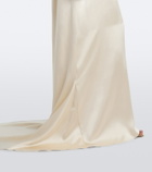 Róhe Bridal peplum satin gown