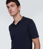 Brioni Cotton and silk polo shirt