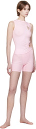 SKIMS Pink Cotton Jersey Heart Tank Top