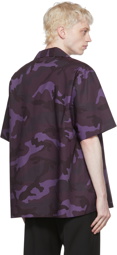 Valentino Purple Cotton Shirt