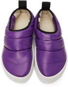 Marni Purple PAW Quilted Slip-On Low Sneakers