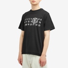 MM6 Maison Margiela Men's Number Logo T-Shirt in Black