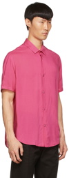 Saint Laurent Pink Viscose Shirt