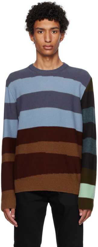 Photo: Paul Smith Multicolor Block Stripe Sweater