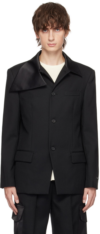 Photo: The World Is Your Oyster Black Neckerchief Blazer