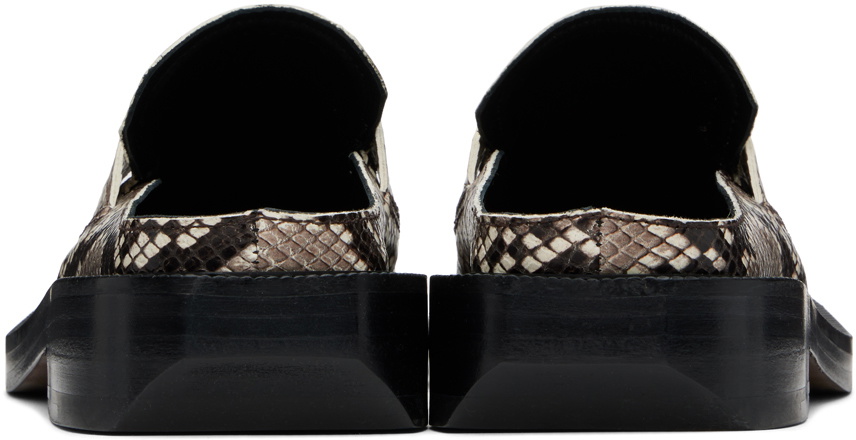 ADER error Beige Curve MU02 Slip-On Loafers