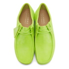 Clarks Originals Green Suede Wallabee Moccasins