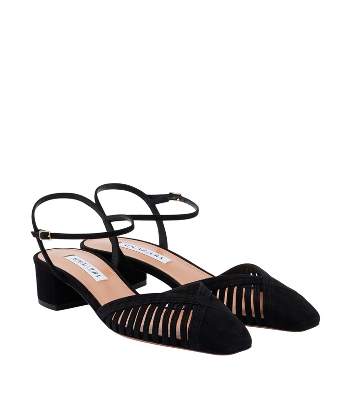 Photo: Aquazzura Yara suede pumps