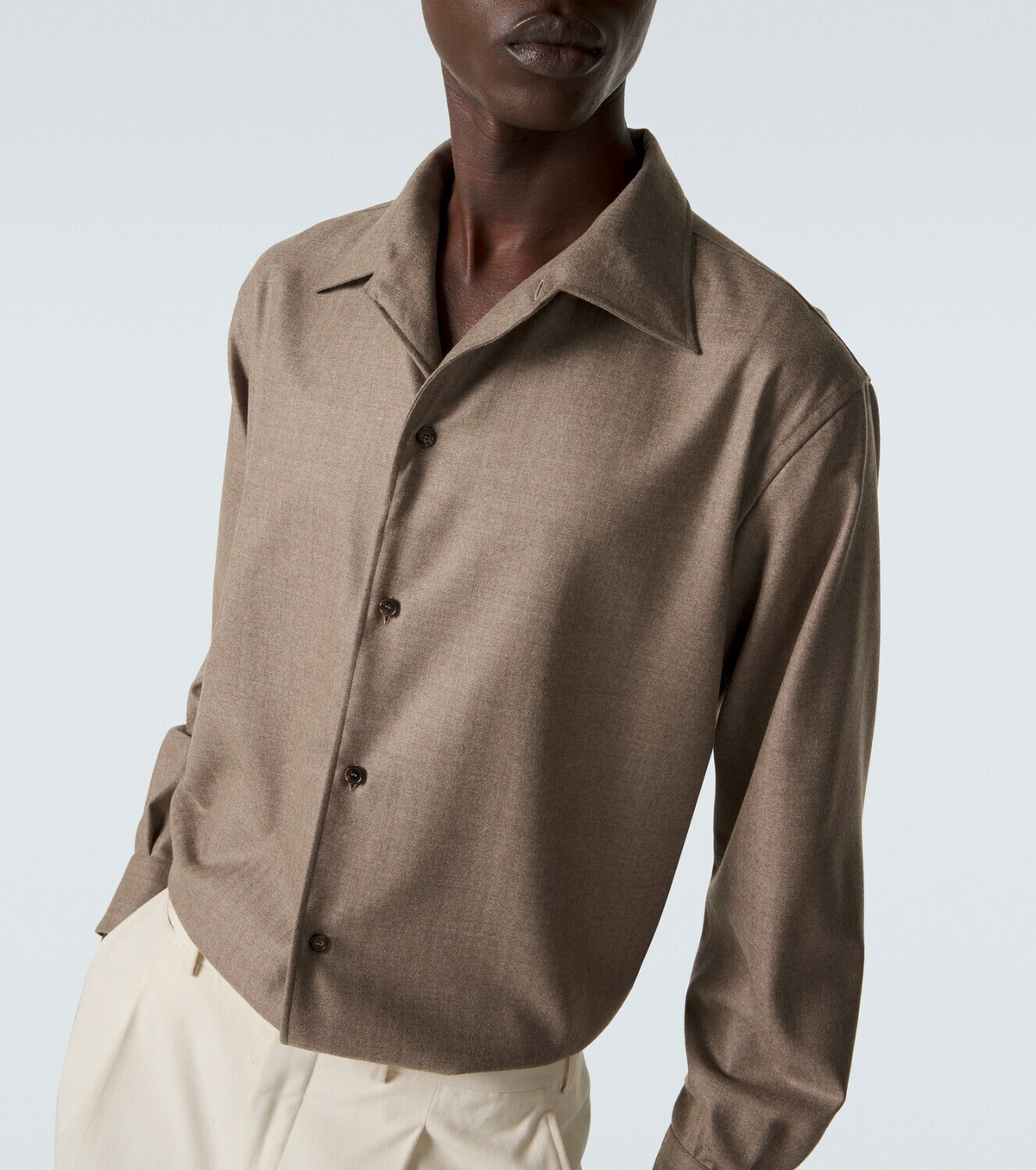 Loro Piana Franco virgin wool shirt Loro Piana