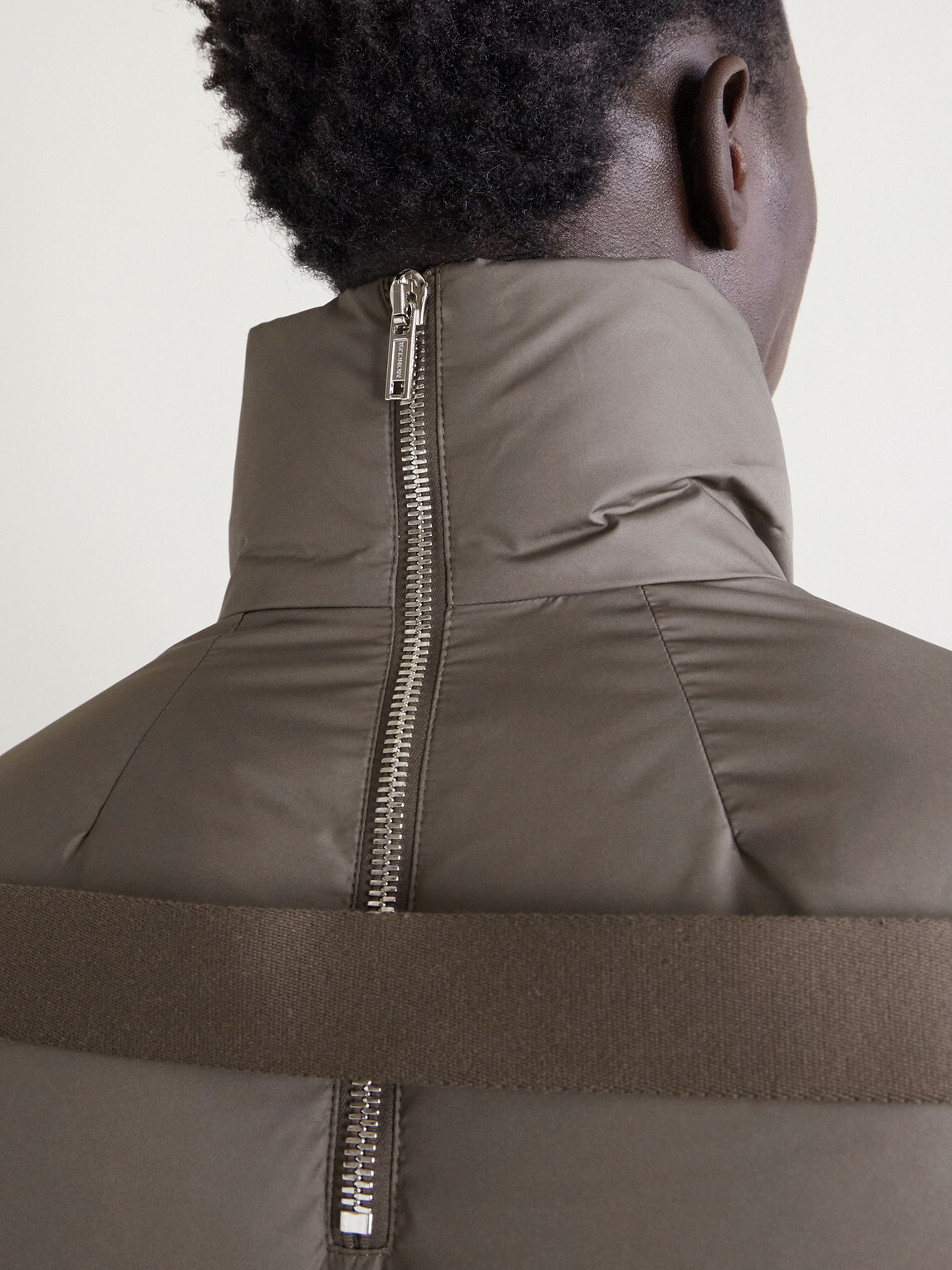 Rick Owens - <ul> <li>Moncler Quilted Shell Down Jacket</li> </ul> - Brown