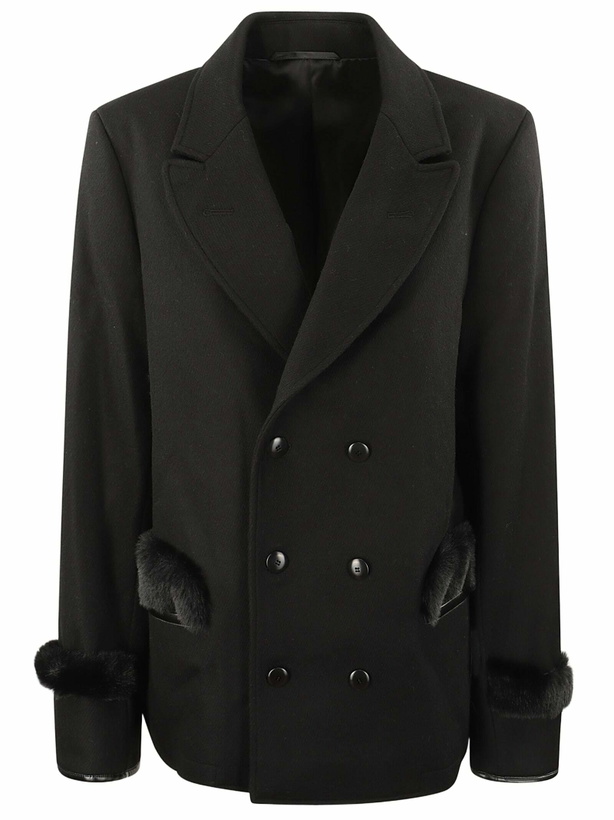 Photo: Random Identities Men Peacoat Woven