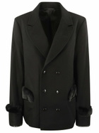 Random Identities Men Peacoat Woven