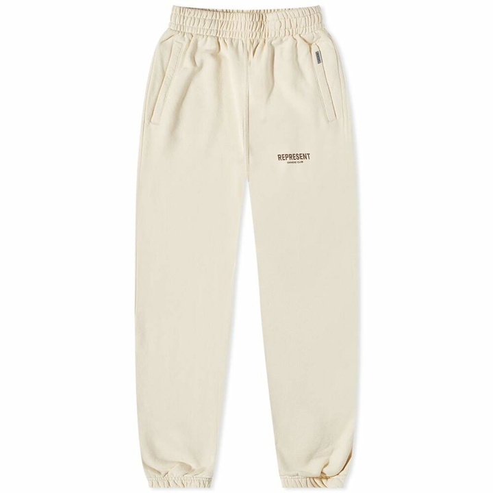 Photo: Represent Owners Club Sweat Pant in Buttercream