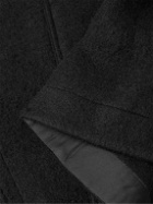 Rick Owens - Peter Oversized Wool and Alpaca-Blend Hooded Jacket - Black