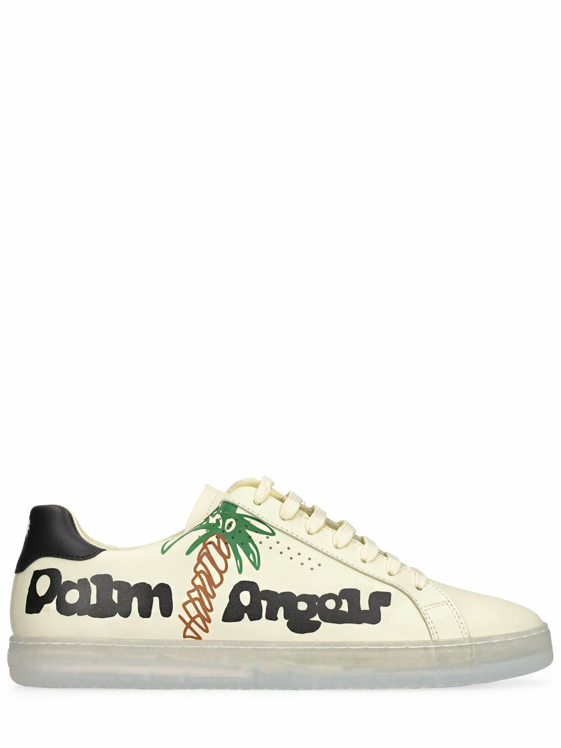 Photo: PALM ANGELS Palm 1 Sketchy Logo Sneakers